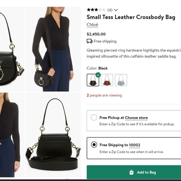 Chloe Small Tess Bag - Picture 3 of 3